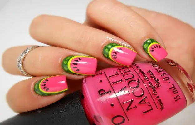 Watermelon Nail Color