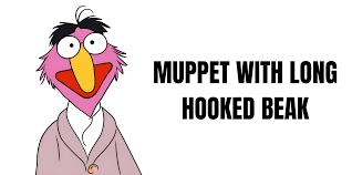 Muppet with Long Hooked Beak