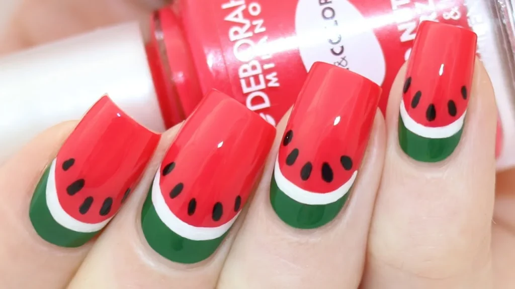 Watermelon Nail Color