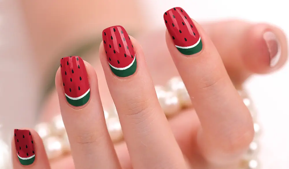 Watermelon Nail Color